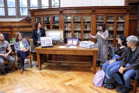 La ceremonia se desarrolló en el Archivo del Escritor de la Biblioteca Nacional. 