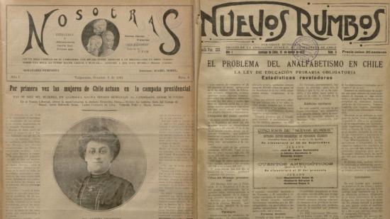 Biblioteca Nacional Digital incorpora históricos documentos de la prensa feminista y sindical de Chile