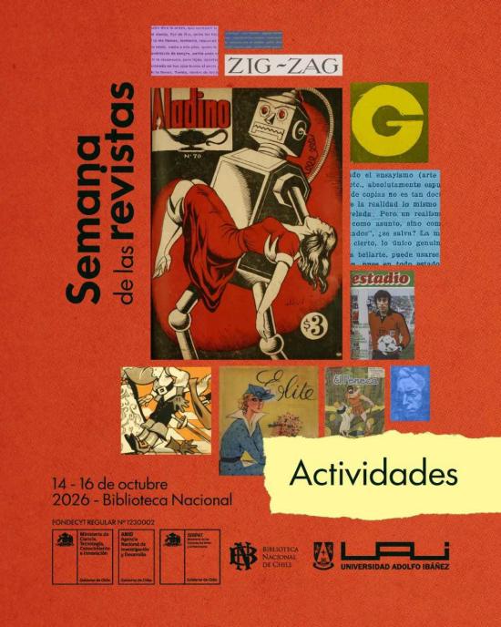 Afiche de la Semana de las Revistas, 2026.