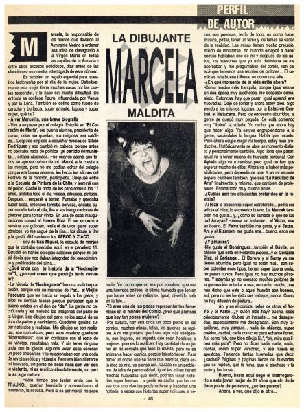 Marcela Trujillo - La dibujante Marcela maldita, nº22