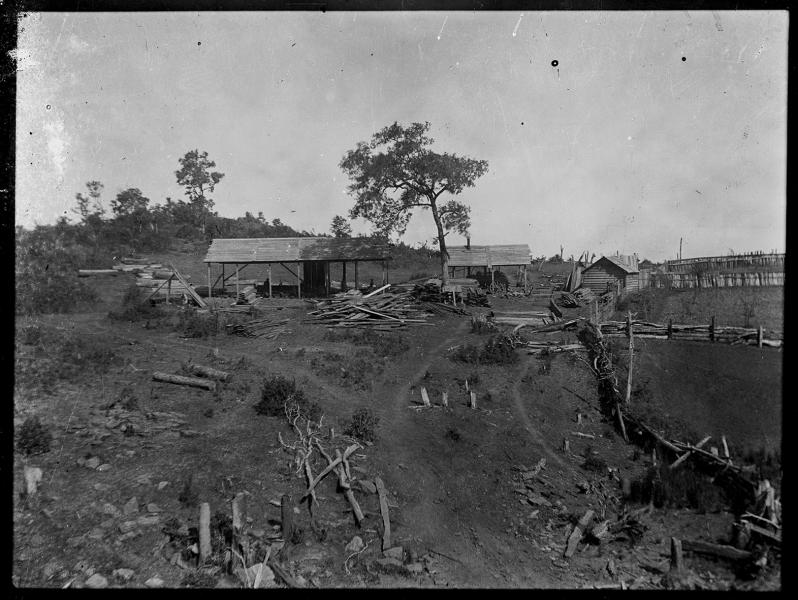 Aserradero en Malalche Alto (c.1920)