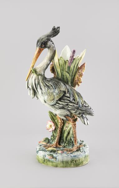 Figura en forma de garza