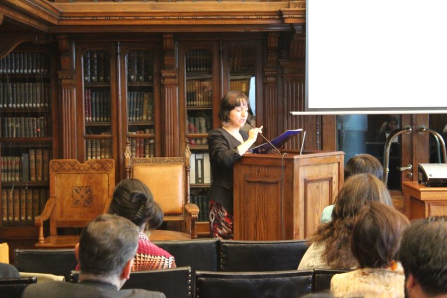 Cecilia Jaña, consejera del Colegio de Bibliotecarios