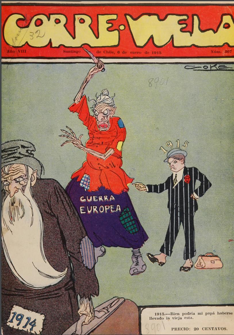 Revista Corre Vuela; n.367 (1915) Portada