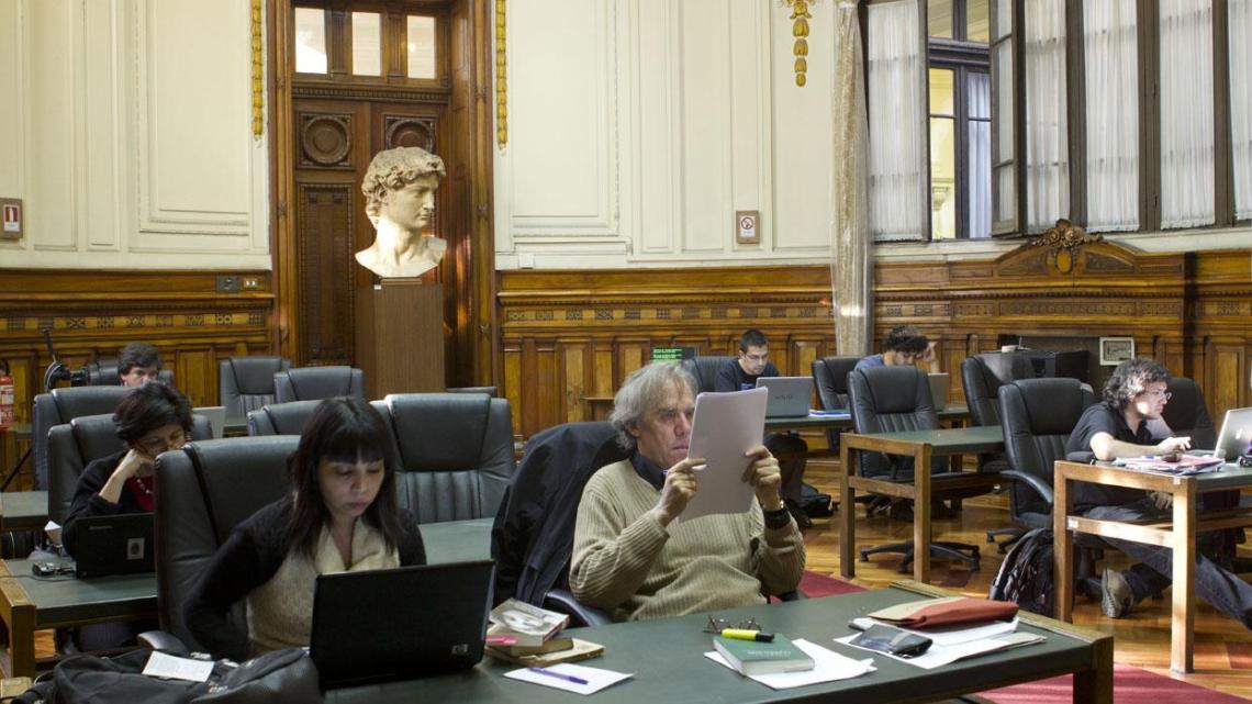 Salón de investigadores