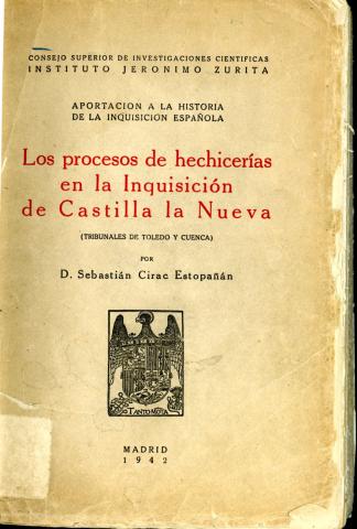 Los proceso de hechicería en  la inquisición de Castilla la Nueva