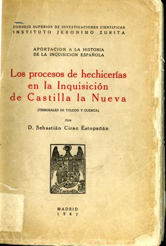 Los proceso de hechicería en la inquisición de Castilla la Nueva Los proceso de hechicería en la inquisición de Castilla la Nueva